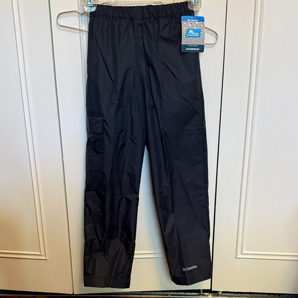 Columbia Black Outdoor Waterproof Pants Youth Cypress Brook II Pant